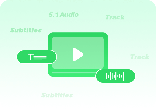 Mehrsprachige Audiospuren und Untertitel aufbewahren