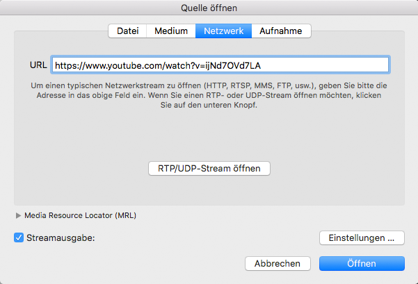 URL von YouTube Videos kopieren