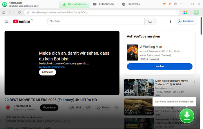 Anmeldung bestätigen